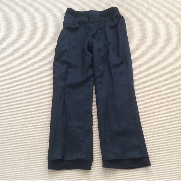 Albert Nipon Black Lined Wide Leg Pants - Size 8 - Picture 13 of 13